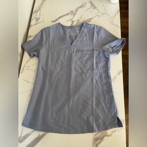 Figs Vapor Blue XSmall Catarina Top